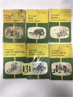 (6) JD Operator Manuals