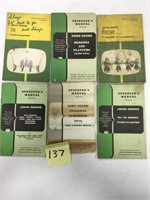 (6) JD Operators Manuals