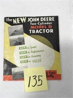 JD Tractor Brochure Model D 1936