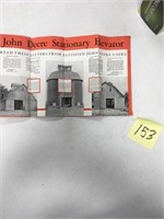 JD Sales Brochure: Stationary Elevator (1936)