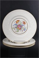Wedgwood Decorative Embossed Plates, Set of Three