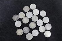 ROLL OF 20 PEACE SILVER DOLLARS