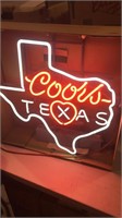 Coors Texas with heart. Two stage, new in box