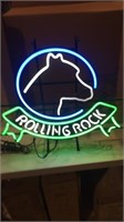 Rolling rock three color new in box 25 x 21.