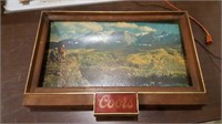 Vintage Coors picture sign.  light did not come