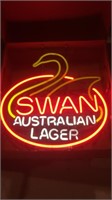 Swan Australian lager. Vintage three color