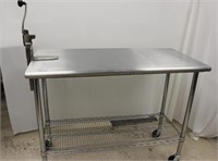 Seville Classics stainless steel top work table