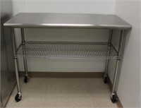Seville Classics stainless steel top work table