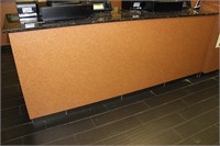 85" granite countertop/cabinet unit