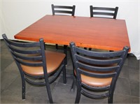 Rectangle table & 4 chairs