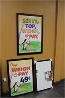 Frames, dry erase board & bulletin board