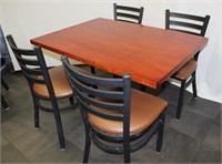 Rectangle table & 4 chairs