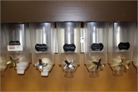 5 Rosetto candy dispensers