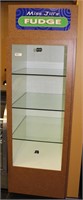 Reach-in glass front display case