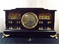 Black Antique Mantel Clock