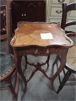 Vintage Ornate Clover Shaped Side Table