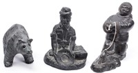 Lot of Eskimo Carved Figurines