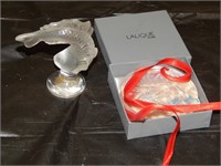 Lalique Leaping Goujon Fish Plus Ornament