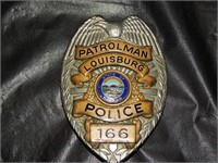 Obsolete Police Badge Louisburg, KS