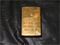 1968 Zippo Ligher Brass Vietnam 1971-72 etched