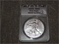 2011 Silver American Eagle Dollar MS69