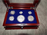 Complete set of US Seated Liberty Coins