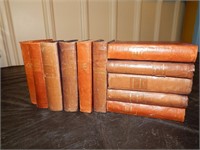 1819-1823 Leather British Poets 11 vol.