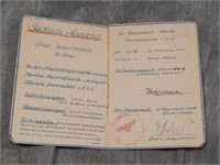 WWII German Nazi Soldbuch (ID BOOK)
