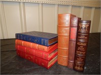 7 Franklin Library Leather Bound Books