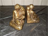 Pair of S. Moran Bronzed Bookends