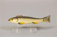 Sonny Bashore Fish Spearing Decoy, Paulding, OH,