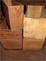 FIVE(5) WOODEN BOXES