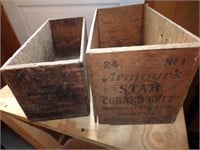 ARMOURS CORNED BEEF & OTHER ADVERTISING CRATE