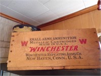 WINCHESTER SMALL ARMS AMMUNITION WOODEN BOX