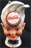 COCA COLA SPRITE BOY CAST IRON BANK