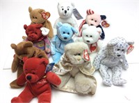 TY BEANIE BABIES WITH ASSORTED BEAR DOLLS