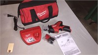 Milwaukee 12V HackZall W/ Charger & 2 Batteries