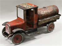 Antique Buddy L Tanker Truck w/ Sohio Advertising