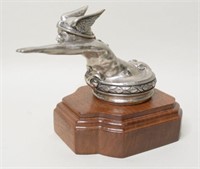 1927-1928 REO Hood Ornament Mascot W/ Custom Base