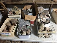 (6) Boxes Mixed Minerals