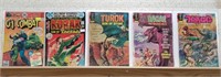 Mixed Comic Book Lot Turok Tragg Korak Gi Combat