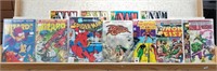 Mixed Comic Book Lot Wizard Mags Team Up Premiere