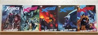 Lot Of 5 Uncanny X-force Hardcover Books