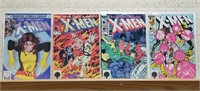 4 Uncanny X-men Comic Books Key Issue Lot 1st  App