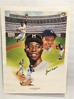 AUTOGRAPHED SIGNED AND NUMBERED HANK ARRON POSTER