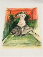 ABSTRACT SIGNED GRAHAM SUTHERLAND (1903-1980)