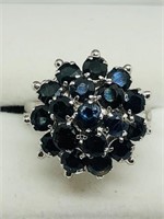 $320 S/Sil Sapphire Ring