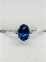 $1300 10K Tanzanite  Diamond Ring