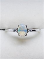 $200 S/Sil Opal Ring