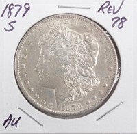 Coin 1879-S  Morgan Silver Dollar AU